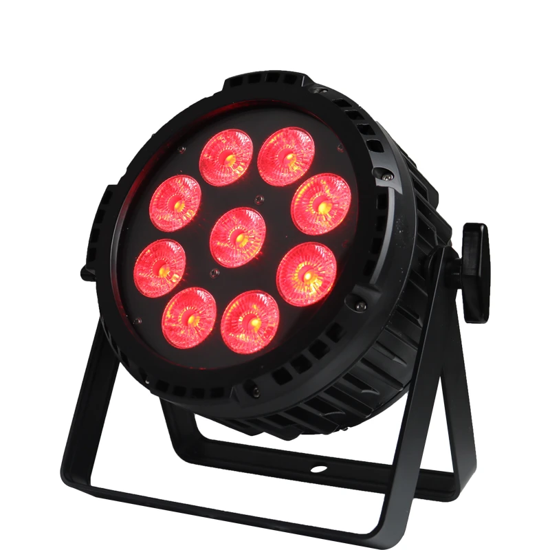 

6 pieces 9x15w 5in1 Wireless DMX Battery Operated led par light RGBWA IP65 waterproof Outdoor led wall wash par light