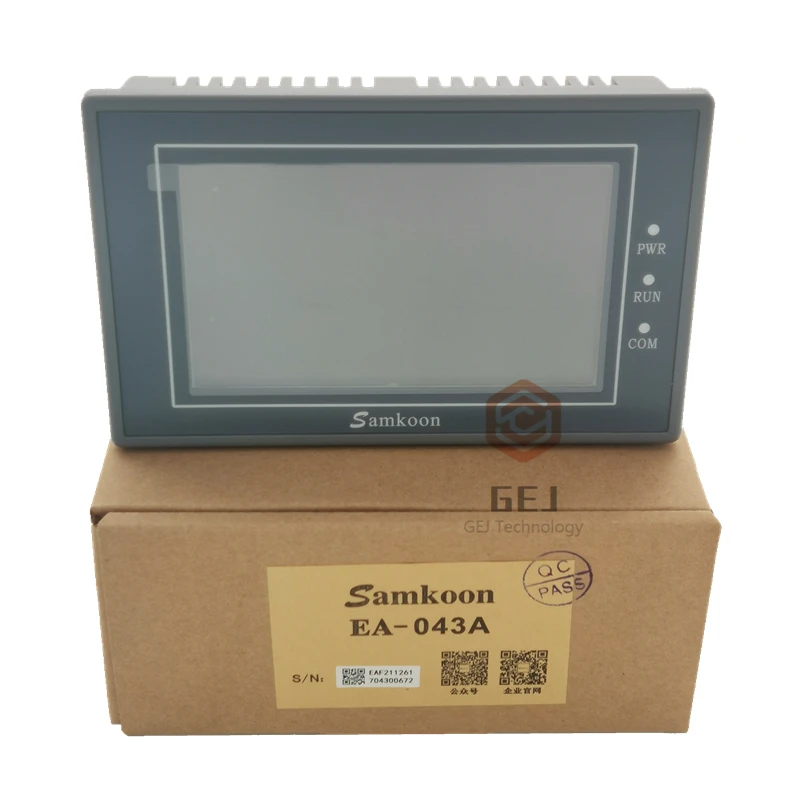 Pantalla táctil de 4,3 pulgadas, EA-043A Samkoon DC 24V, resolución de 480x272, HMI