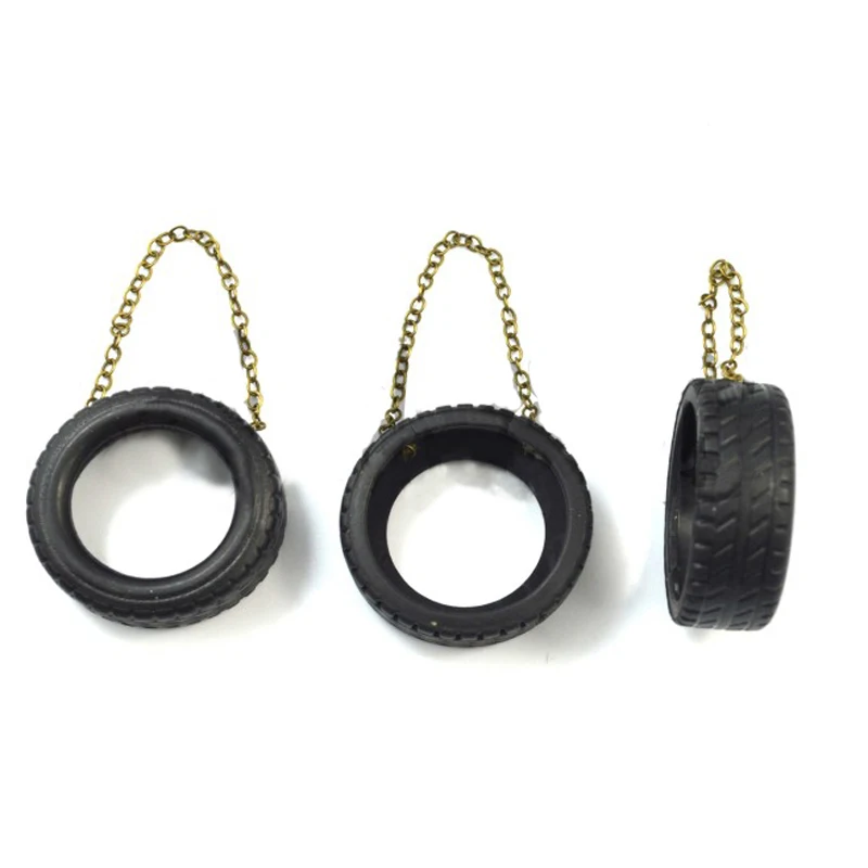 4 قطعة إطارات المطاط محاكاة المضادة للتصادم عجلات 30*11 مللي متر مزخرف سلاسل إطارات ل RC قارب الصيد الساحبة السفينة DIY بها بنفسك اكسسوارات