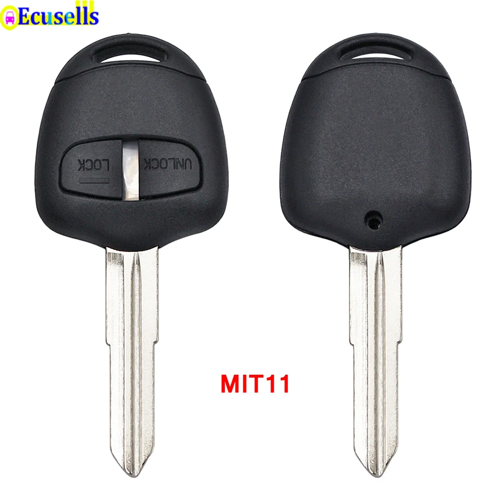 Replacement Housing Shell Remote Blank Key Case Fob 2 Button For MITSUBISHI Pajero Triton Galant Lancer Evo MIT11 Right blad