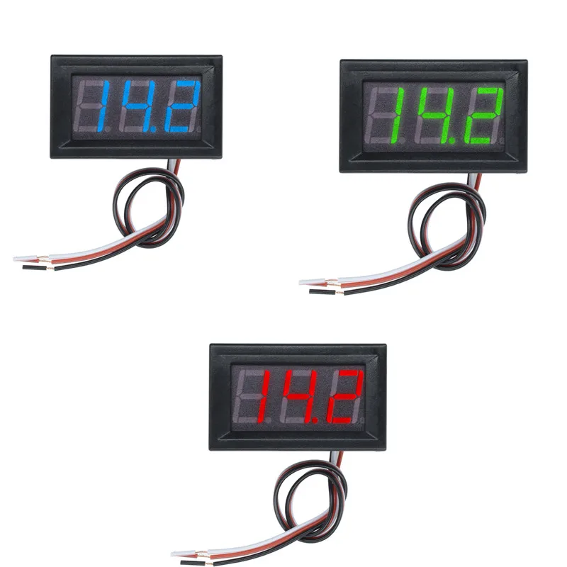 DC 0-30V Mini Digital Voltmetro Amperometro Panel Amp Volt Tester di Tensione di Corrente Tester 0.56 \