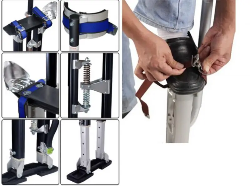 15 "-23" 24"-40" 18"-30 調整可能なアルミ左官高床はしご乾式壁プラスト高床ステージ小道具室内装飾