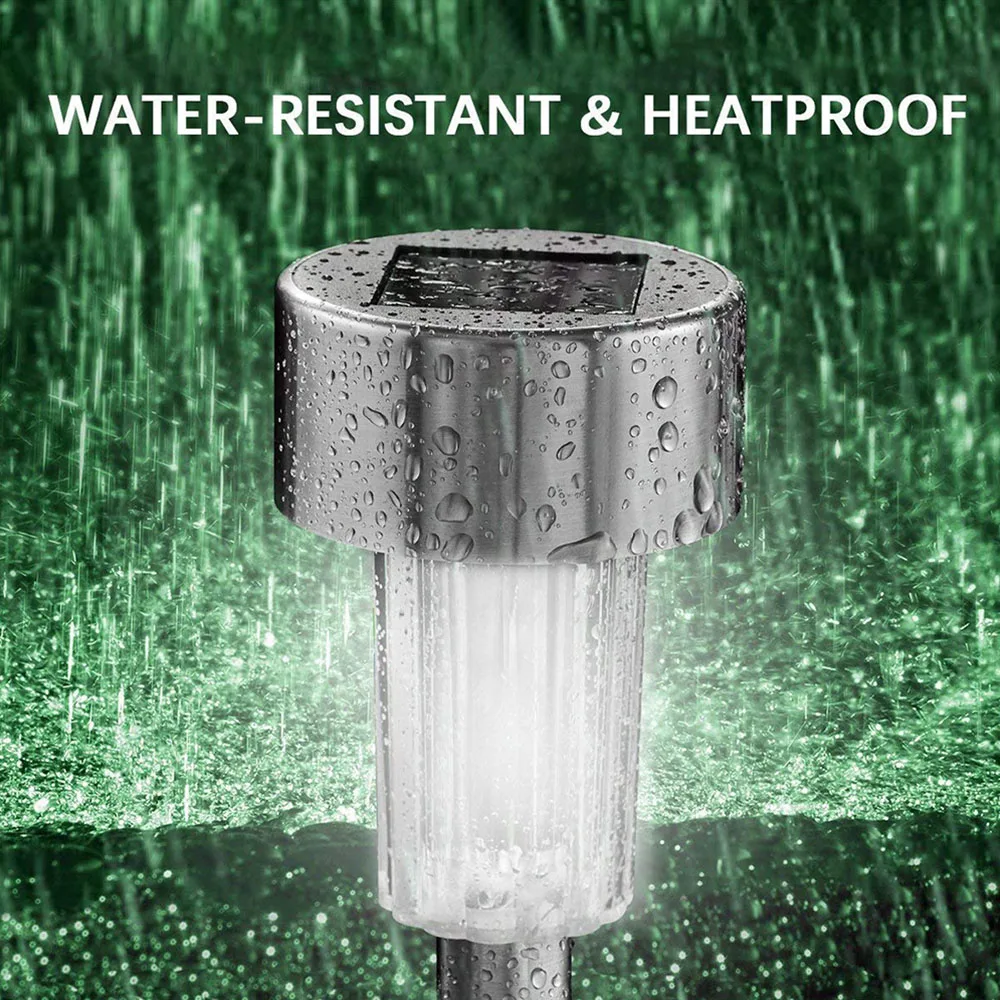 10 Stks/partij Rvs Led Solar Gazon Licht Outdoor Solar Power Decking Light IP65 Waterdichte Mini Solar Tuin Licht