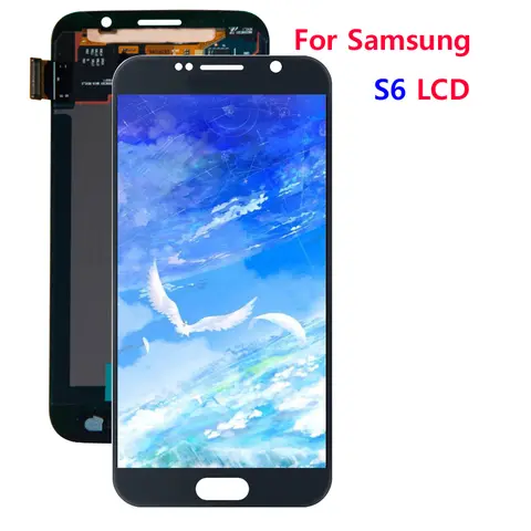 Tested LCD For Samsung GALAXY S6 G920 G920F LCD Display Touch Screen Digitizer Assembly Replacement Repair Parts