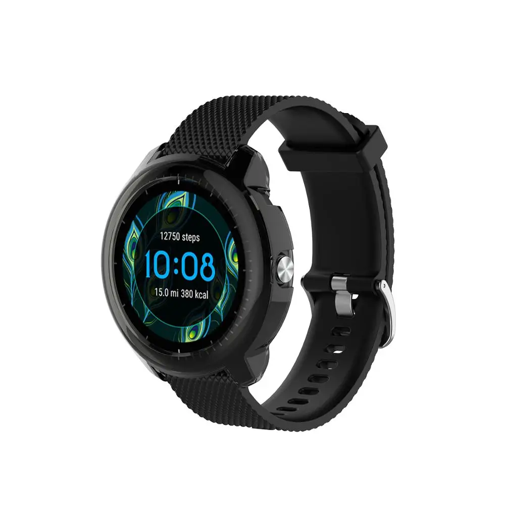 Soft TPU Protective Case para Garmin Vivoactive 3, Music Protector Shell, Cover Frame, Smartwatch Acessórios