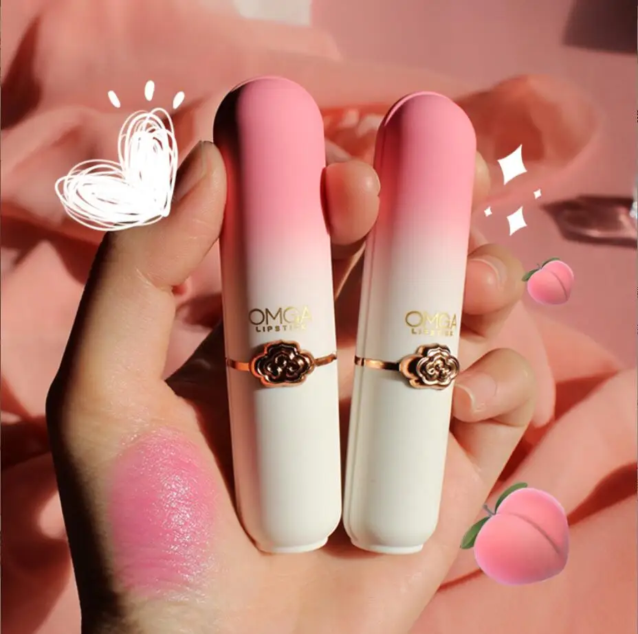 Vitality Color Lip Balm Change Lipstick Peach Girl Moisturizing Long Lasting Lip Gloss Makeup Lip Care Repair Korean T2071