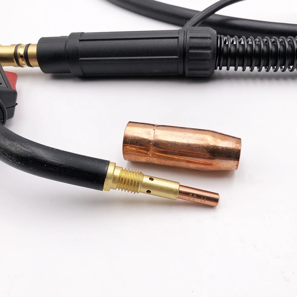 Complete 3meters 10feet North NT-1 NT1 MIG Welding Torch Air Cooled Welding Gun With Cable Fitting Connector