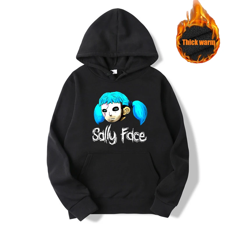 New Sally Face Teenager Hoodies Sweatshirt Harajuku Hip Hop Streetwear Men Women Hooded Pullover Tops Clothing