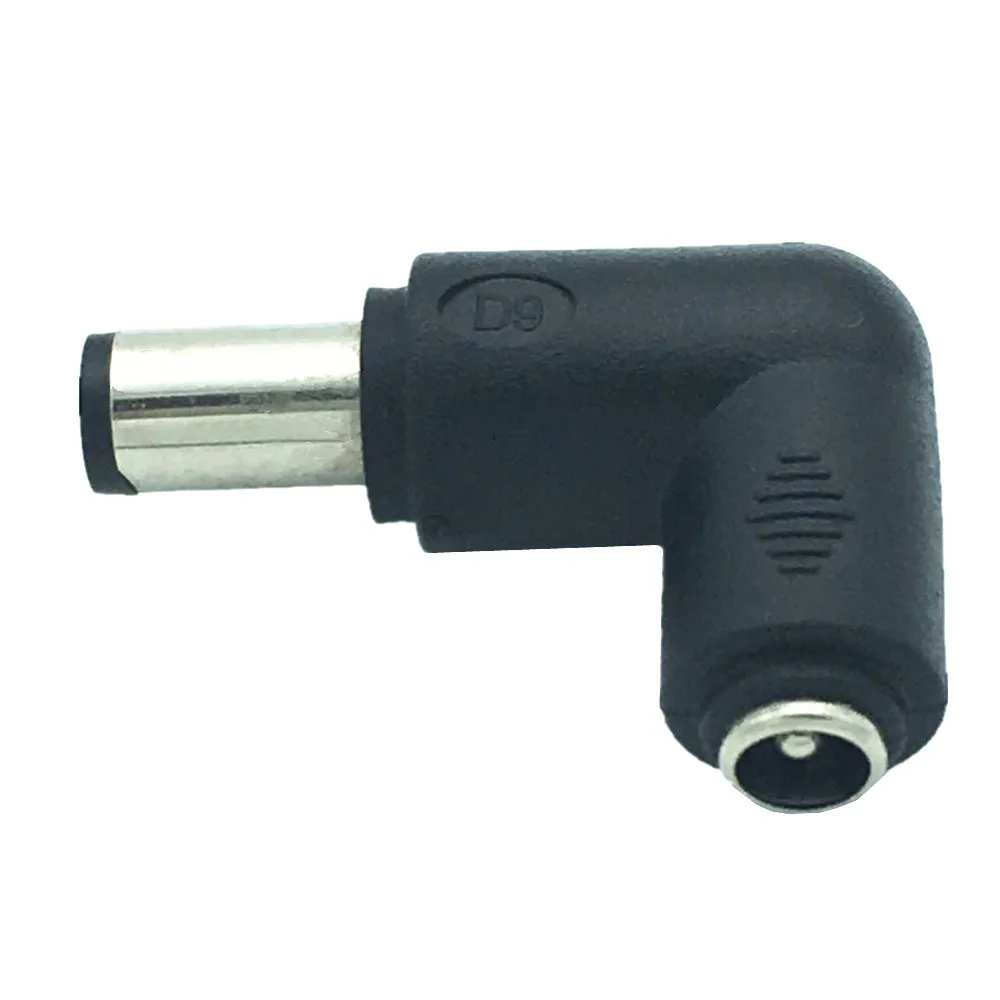 1 قطعة 90 درجة 7.4*5.0 ملليمتر ذكر جاك إلى 5.5*2.1 مللي متر أنثى التوصيل الزاوية اليمنى تيار مستمر موصل الطاقة محول محمول