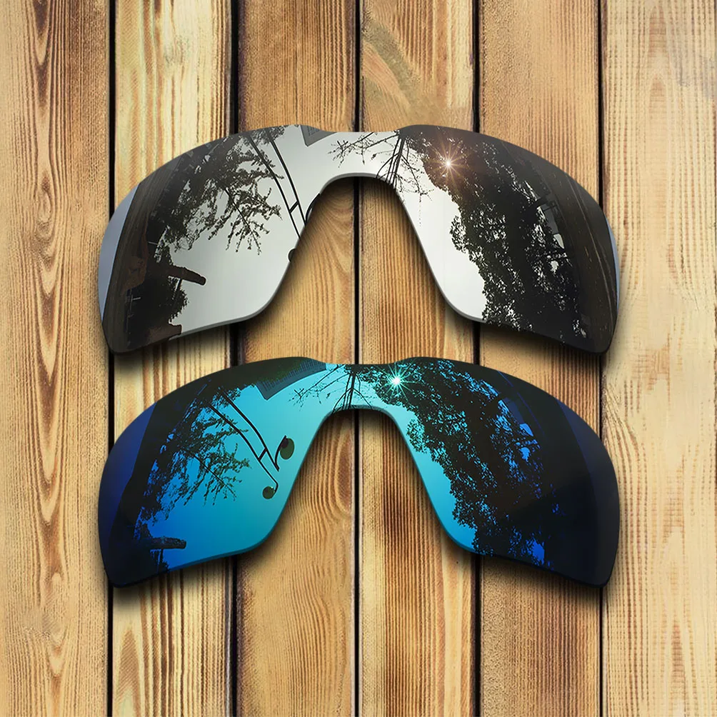 

100% Precisely Cut Polarized Replacement Lenses for Probation Sunglasses Chrome & Blue Combine Options