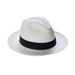 Classic Panama Hat for Women Men Vintage Fashionable Hat with Wide Brim Outdoor Travel Supply LL@17