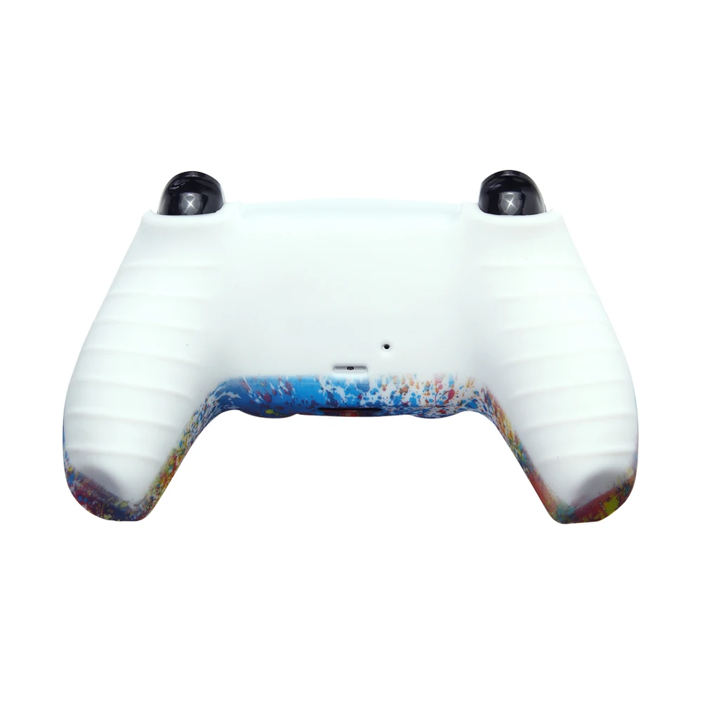 تحكم هلام السيليكون الإسكان المائية قذيفة التمويه الإسكان غطاء Thumbstick غطاء لسوني بلاي ستيشن 5 PS5