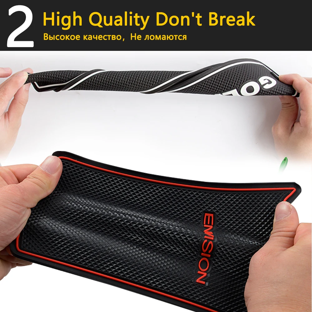 Anti-Slip Rubber Cup Cushion Door Groove Mat for Suzuki Swift 4 ZC33S 2018 2019 2020 Sport Dzire Car Accessories mat for phone