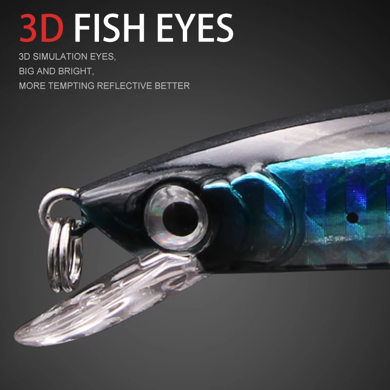 Wondershot A14 Minnow Sinking Wobbler Sea Fishing Lure 90mm/110mm Small Hard Bait Artificial Mini Swimbait Leurre Pescar