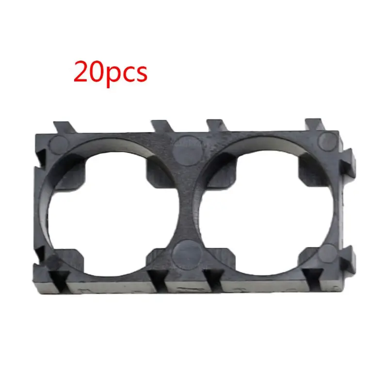 20Pcs 1x2/1x3 Battery Holder Bracket Safety Anti Vibration Plastic Cell Brackets for DIY 21700 Batteries Pack