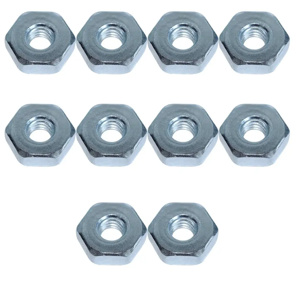 10pcs/lot Sprocket Cover Bar Nut For STIHL MS170 MS170C MS180 MS200 MS200T MS210 MS230 MS250 Chainsaw Spare Tool Part бензопила