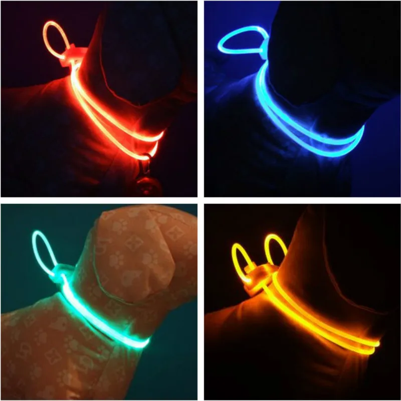 Luminous LED Collar for Large Cat and Dog, Pet Supplies, Leash, Chihuahua, Pet Accessories