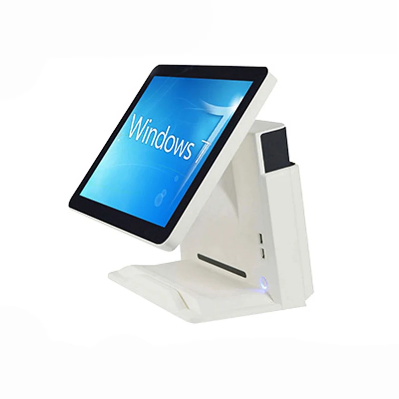 ComPOS 15 Inch Capacitive Touch Screen POS with 80mm Thermal Printer Receipt With USB+LAN+RS232 POS Printer Machine