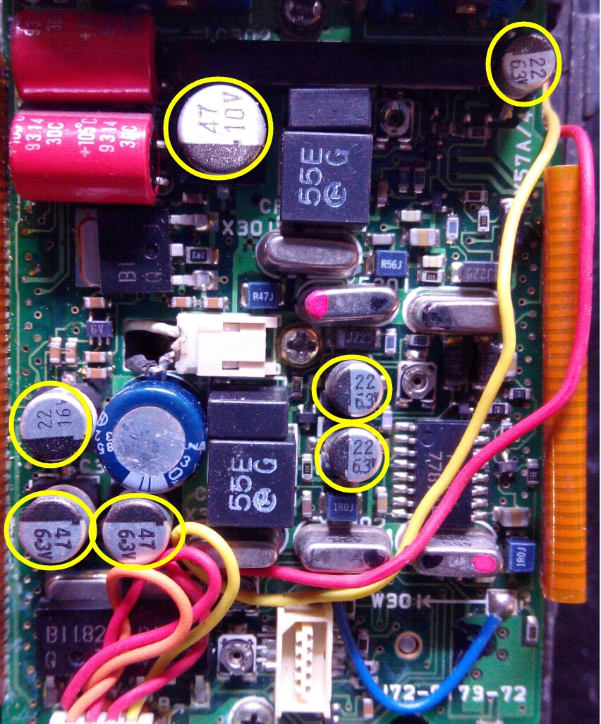 Walkie Talkie Tantalum Electrolytic Capacitor Kit-TH78