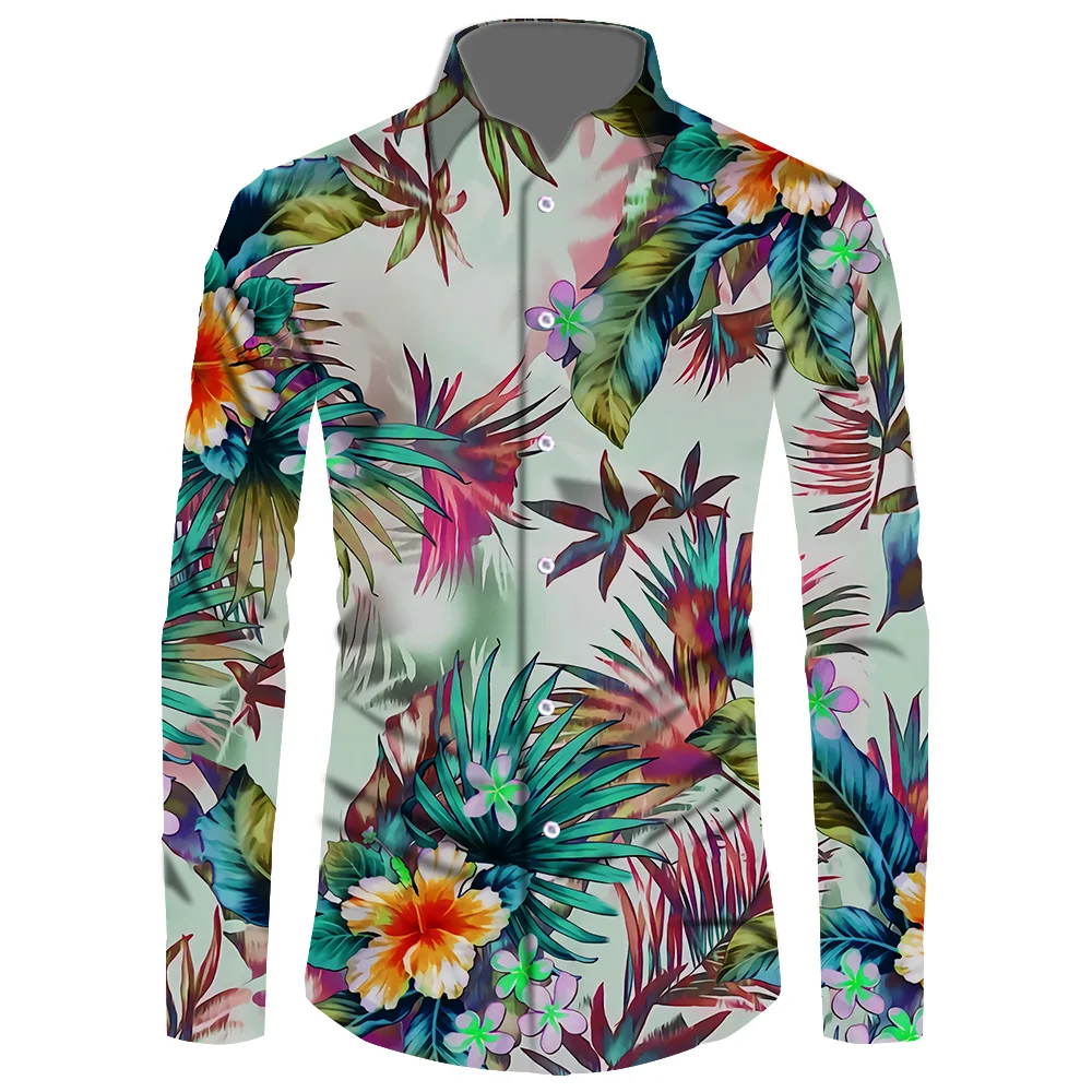 

Samoan Tribal Plumeria Tropical Pattern 2021 Mens Casual Shirt Custom Plus Size Men Cuban Shirt Men Hawaiian Summer Beach Shirts