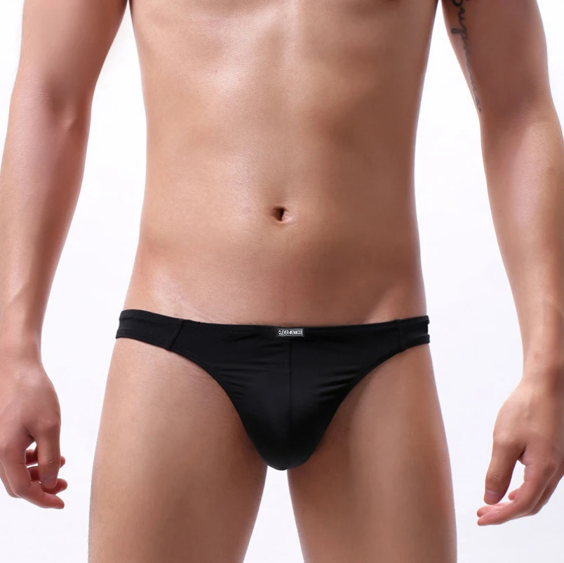 CLEVER-MENMODE Celana Dalam Seksi Pria Thong Potongan Rendah G-string T-back Celana Bikini Pria Celana Dalam Tanga Hombre Cueca Jockstrap