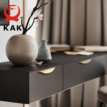 KAK Měděné zlaté úchytky skříněk Úchytky zásuvek Černé kuchyňské úchytky Úchytky dveří skříněk Půlměsíc Nábytková úchytka Dveřní kování 10 nejlepší prodej zlaté úchytky skříněk - №7