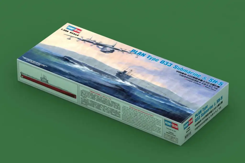 

Hobbyboss Model 83515 Model Kit 1/350 PLAN Type 033 Submarine & SH-5