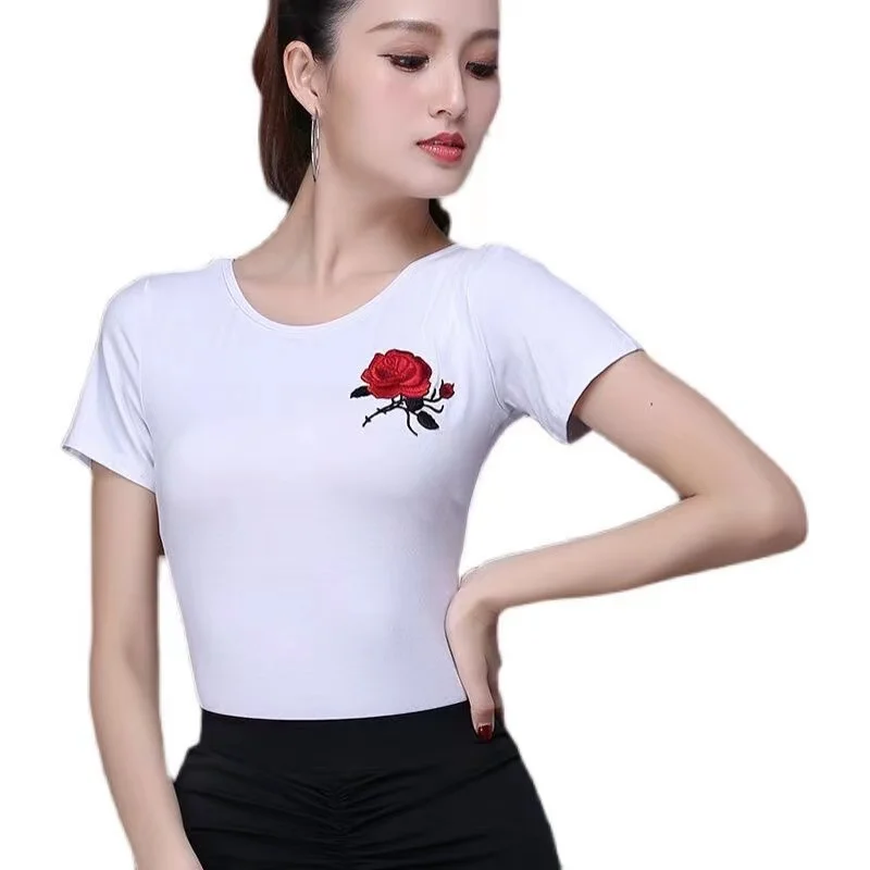 Nieuwe Latin Dance Rok Dubbele Lagen Ontwerp Volwassen Practise Concurrentie Dans Rok Tops Dance Fringe Rok Latin Ballroom Kostuum