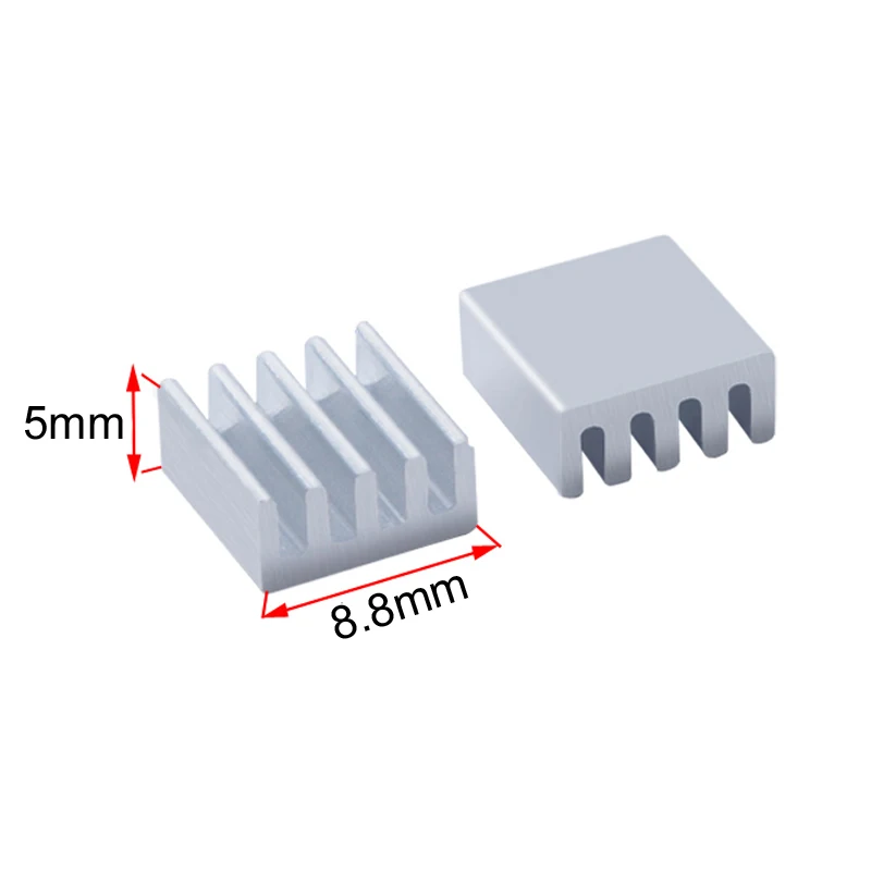 PC Radiator Aluminum Heatsink,Radiators Heating Heat Sink Cooling Cooler for Memory RAM DDR GPU VGA Electronic Chips IC-10pcs