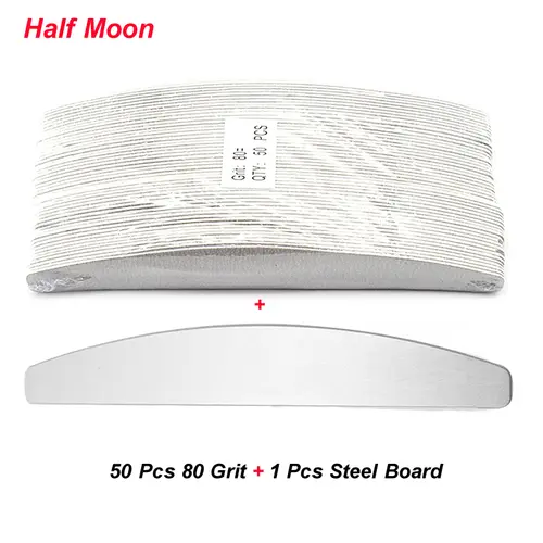 50Pcs/Lot Replaceable Nail File Strong Sandpaper Pedicure Limes Professional Removalble Pads With Metal Board For Manicure Tools - Image 14