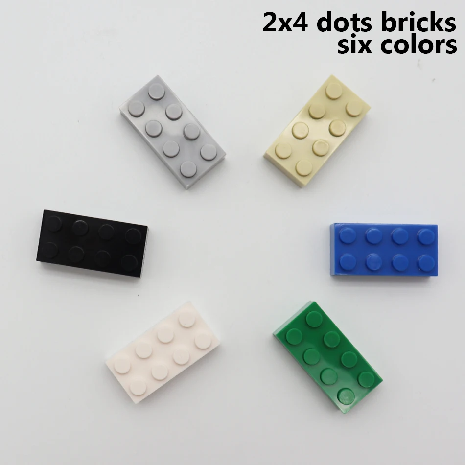 Upgrade Kit For Figures Display Frame DIY 2x2 2x4 Dots Bricks Parts Compatible Classic Building Blocks Base Plate Kids Toys