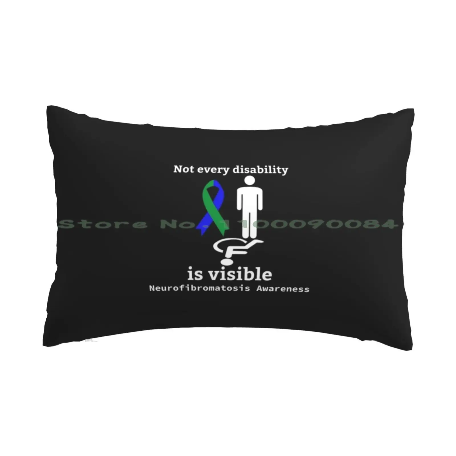 Not Every Disability Is Visible Neurofibromatosis Awareness Pillow Case 20x30 50*75 Sofa Bedroom Neurofibromatosis Awareness