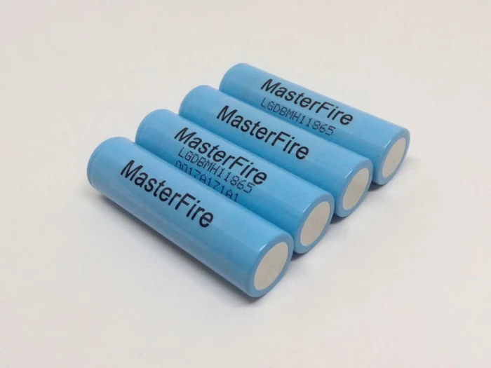 MasterFire Original INR18650MH1 3200mah 18650 MH1 10A Power Battery High Drain Rechargeable Li-ion Flashlight Mini Fan Batteries