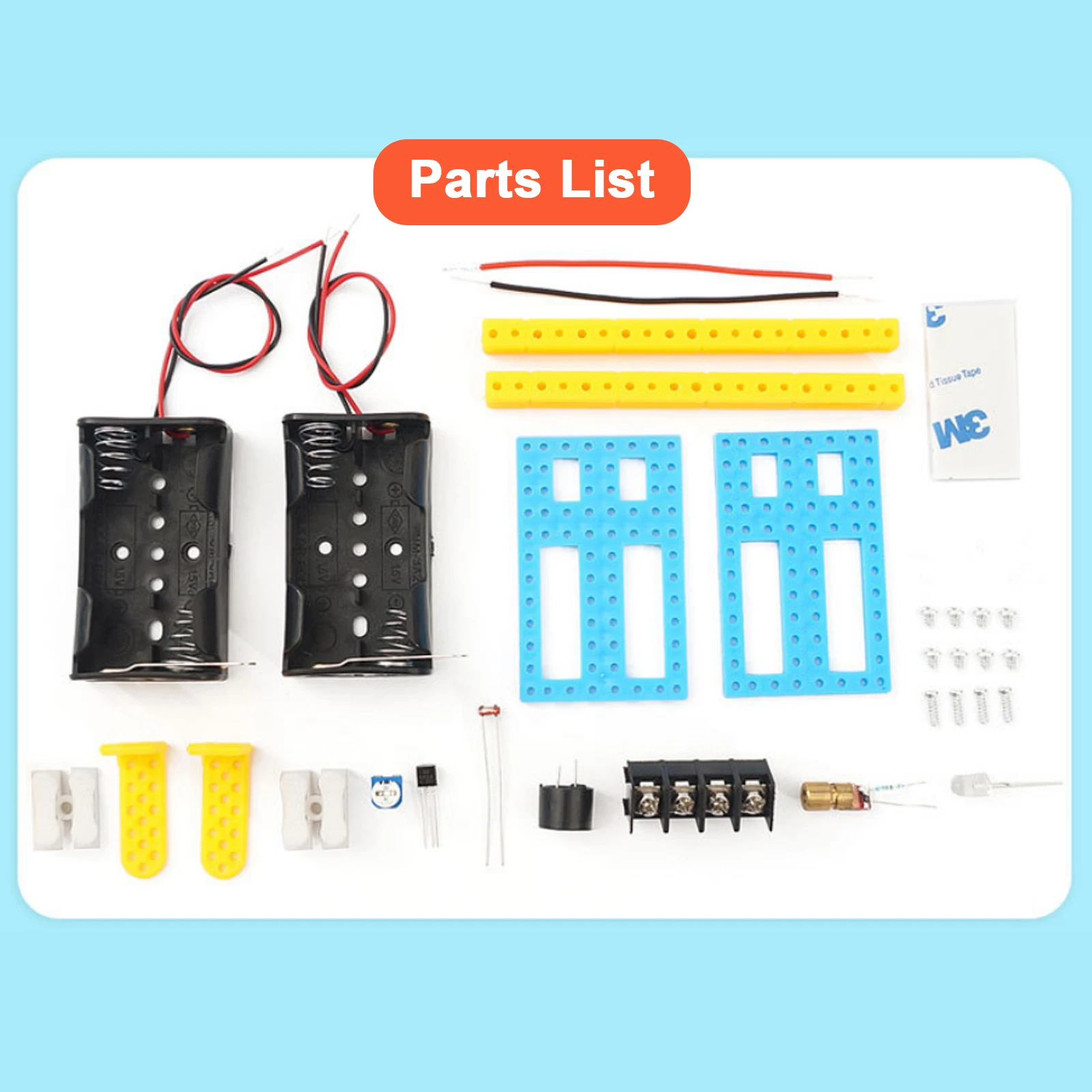 DIY 키트 적외선 레이저 라인 조준 촬영 도난 방지 경보 모듈, 과학 실험 전자 생산 프로젝트 STEM 키트 스위트