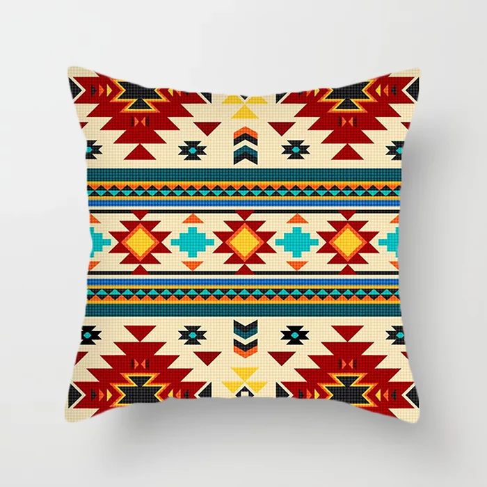 Moroccan Style Pillow Cover Indian Bohemian Pillow Case Light Luxury Throw Pillows for Living Room Sofa Bedroom Cushion Lumbar