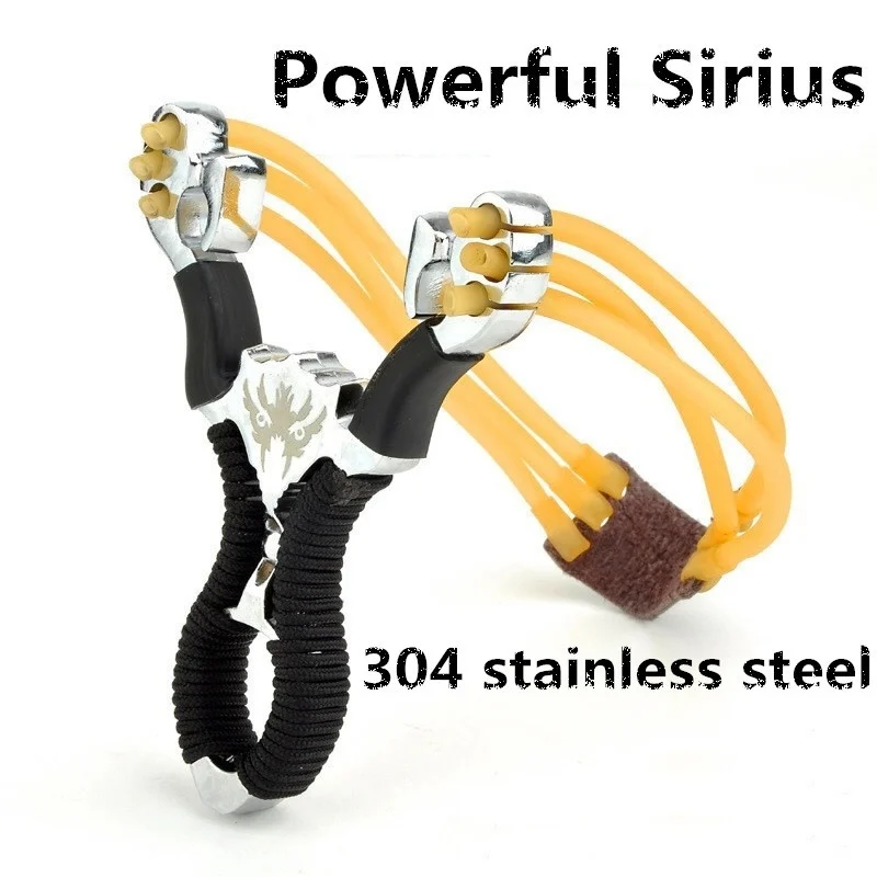 

Sirius Outdoor Heavy Metal Rubber Slingshot Catapult Hunter Wrist Support Sling Shot Outdoor Slingshot Crossbow Hunting