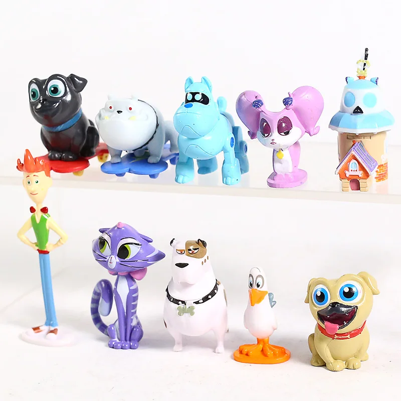 Puppy Dog Pals Bingo Rolly PVC Figures Kids Toys Gifts 10pcs/set