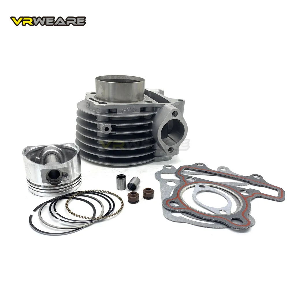 GY6 125 cylinder Kit 52.4mm Cylinder Piston Ring Set for 4 stroke air cooling Scooter Moped ATV QUAD GY6125 152QMI 1P52QMI