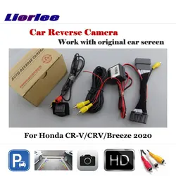 Original Car Screen Rearview Camera For Honda CR-V CRV Breeze 2020-2025 Auto Backup Rear Reversing Camera HD CCD CAM