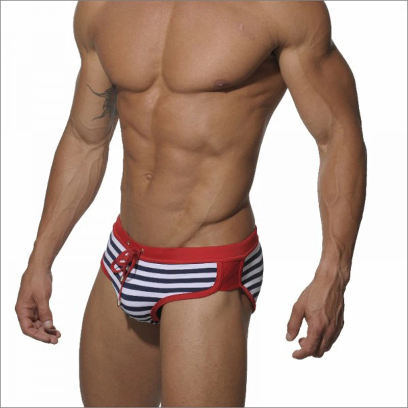 sexy swimwear men swim briefs sailor striped swimming shorts maldives swim shorts men swim trunks