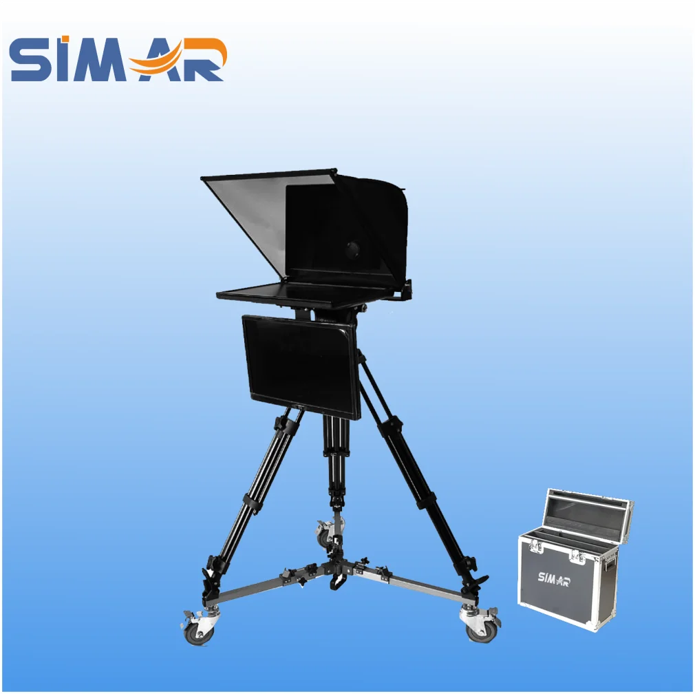 

Simar 20 " Inch Professional Self-reversing Monitor Wireless Controller Broadcast Prompter Studio Teleprompter for TV