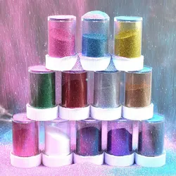 Glitter Powder para Lip Gloss, Base de Lipgloss DIY, Ferramentas Gel, Lip Gloss Making, Shimmer Face, Uso de Maquiagem, 12 Cores, 20g