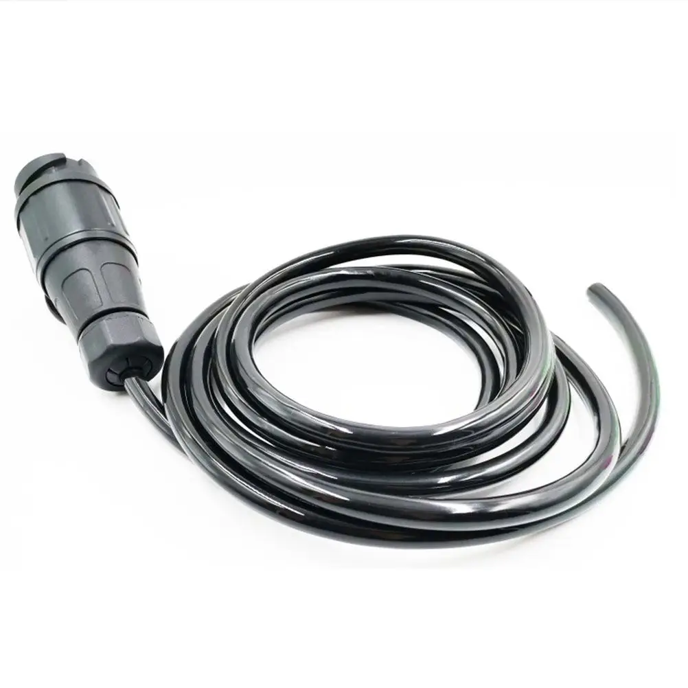 Trailer Connector Round Hole 13Pins to 7Pins 12V European Standard Wire Harness Adapter Plug Cable Connector for Truck Trailer