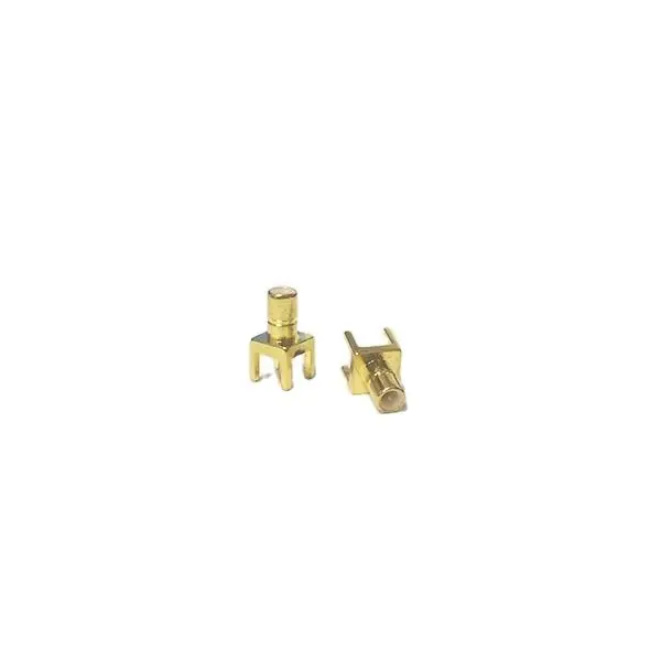 1pc smb macho plug rf coaxial conector do conversor montagem pcb com pós solda em linha reta goldplated novo atacado