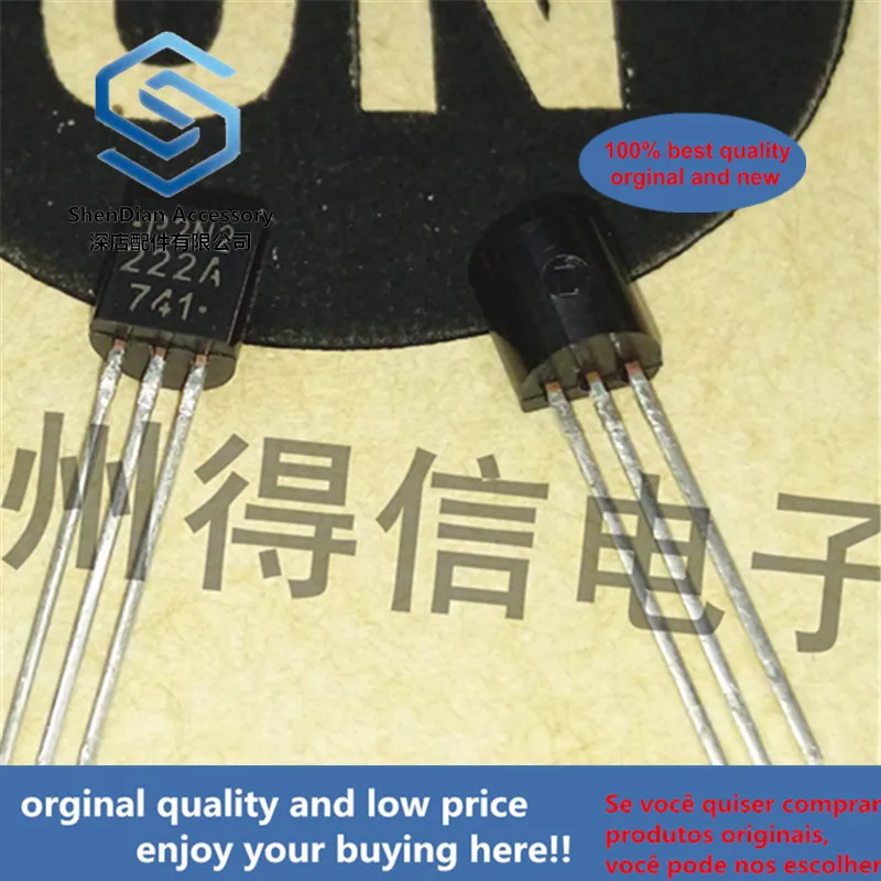 

30pcs 100% orginal new P2N2222A MPS2222A TO-92 Amplifier Transistors real photo