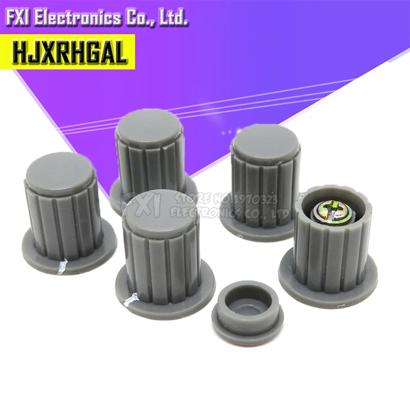 5PCS Grey knob button cap is suitable for high quality WXD3-13-2W - turn around special potentiometer knob