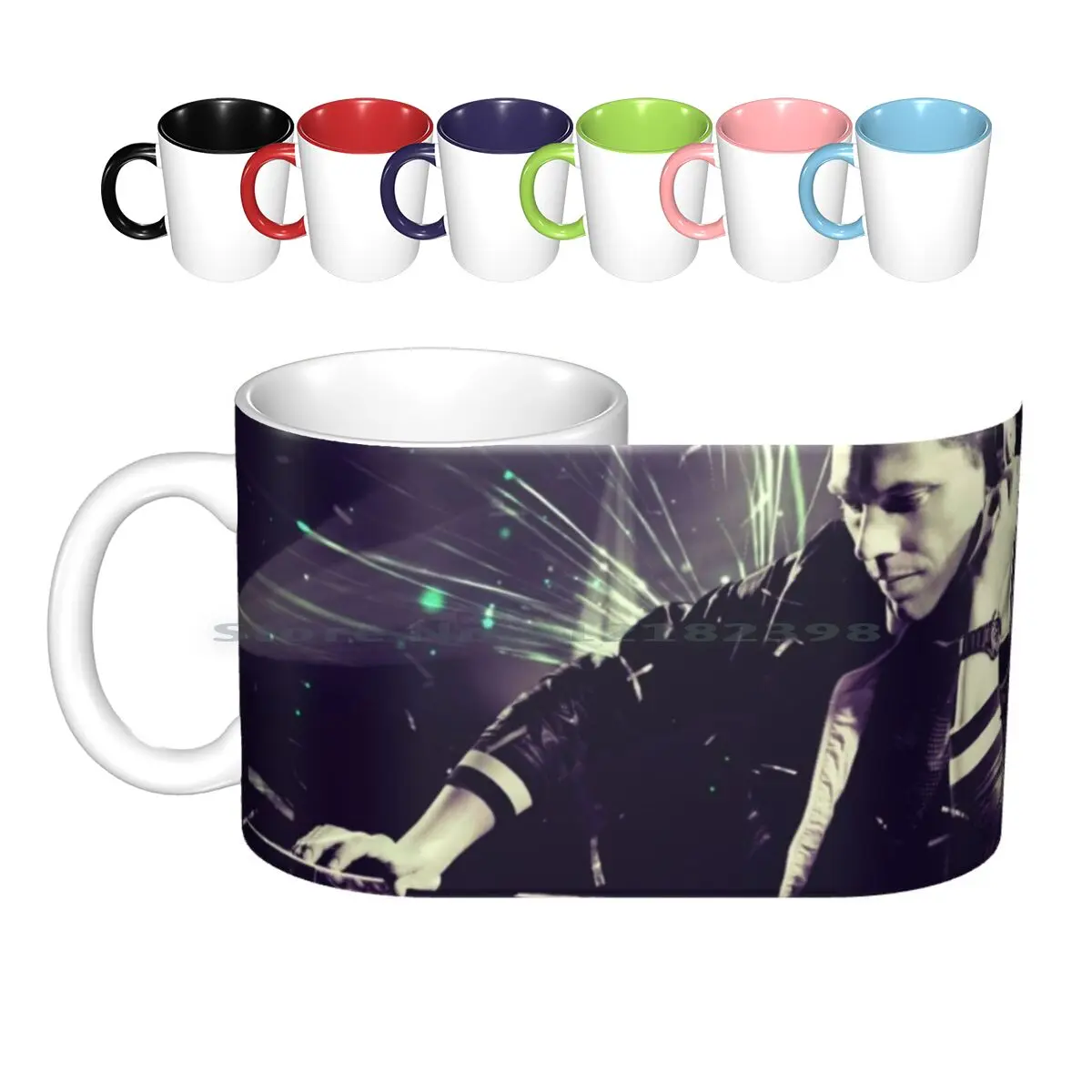 Tiesto Ceramic Mugs Coffee Cups Milk Tea Mug Tiesto Dj Music Star Sing Song Idol Popular Creative Trending Vintage Gift Bottle