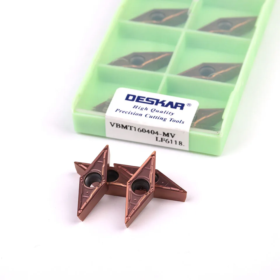 Deskar 100% VBMT160404 VBMT160408 LF6118 LF6018 Carbide Insert Vbmt Blade Cnc Draaibank Cutter Draaigereedschap Voor Rvs