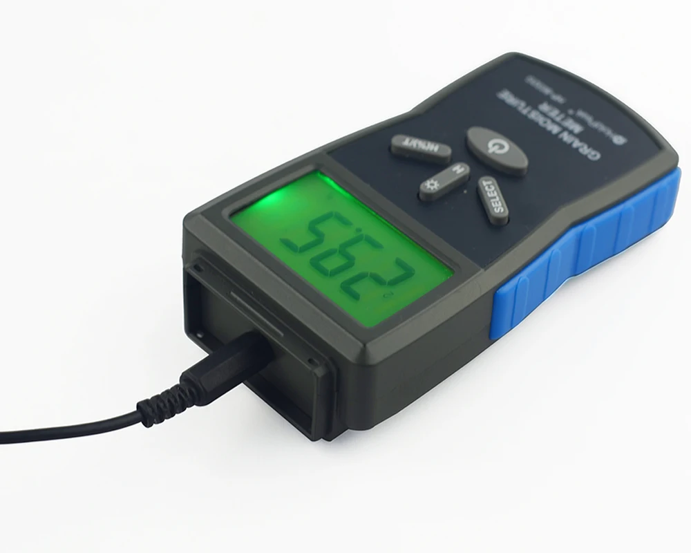 Digital Grain Moisture Meter HP-8032G 2~30% LCD Display Humidity Tester Contains Wheat Wood Corn Rice Test Portable Hygrometer