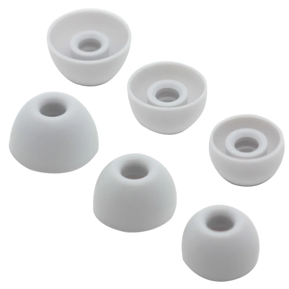 POYATU Phòng Thu Búp Silicone Eartips Dành Cho Tai Nghe Kiểu Beats Studio Nụ Đầu Thay Thế Trong Đầu Tai Nụ Tai Tay S/M/L